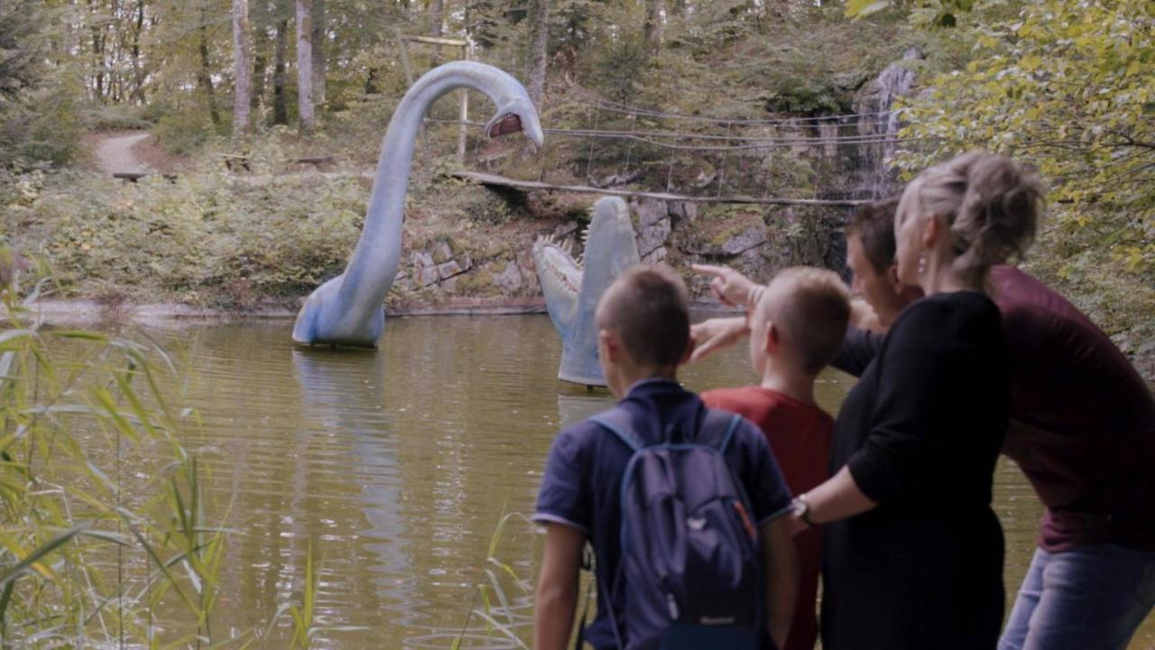 Vivez un conte de fée dans la pièce ronde d'une tour médiévale Porrentruy Exterior foto